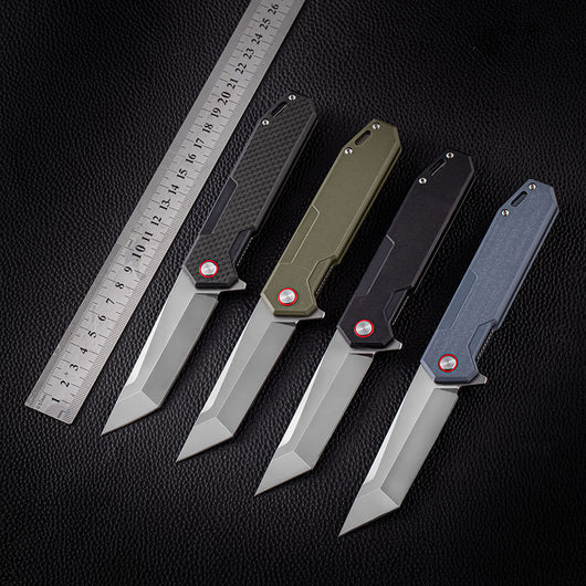 Cuchillo Plegable de Fibra de Carbono - Supervivencia y Defensa Personal - Image 14