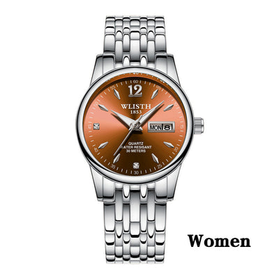 Reloj de Moda para Mujer Oro Rosa - Acero Inoxidable WLISTH con Calendario - Image 8