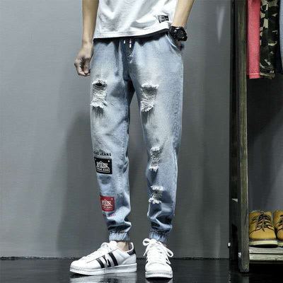 Pantalones Harem Jeans Sueltos Efecto Lavado - Image 14