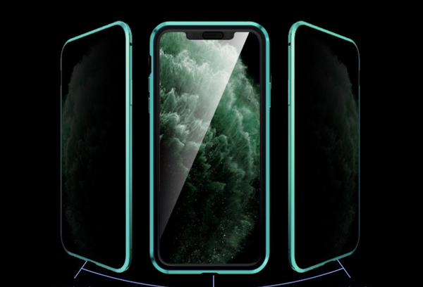 Funda Magnética de Cristal Doble para Teléfono Móvil