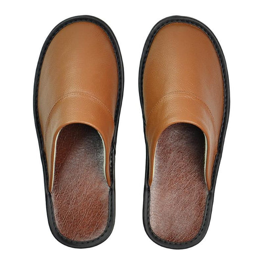 Pantuflas de Cuero Baotou para Casa - Comodidad Premium - Image 3