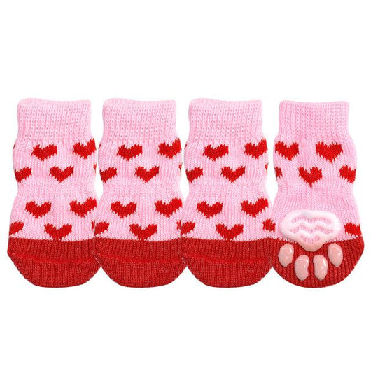Calcetines Cálidos de Algodón para Mascotas - Comodidad y Amor - Image 11