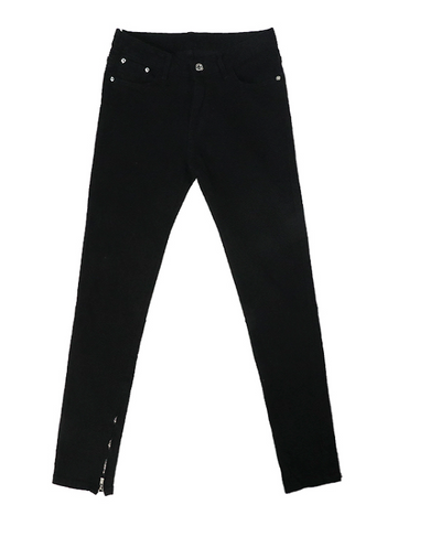 Pantalón Denim con Cierre en Tobillo - Image 10