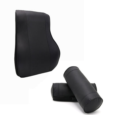 Almohada Cilíndrica de Cuero para Asiento de Auto - Image 2