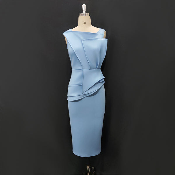 Vestido Midi con Volantes y Falda Acampanada - Image 14