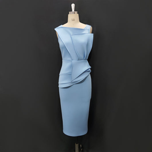 Vestido Midi con Volantes y Falda Acampanada - Image 14