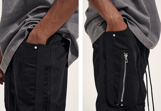 Pantalones Cargo Hombre con Cierre y Múltiples Bolsillos - Image 11