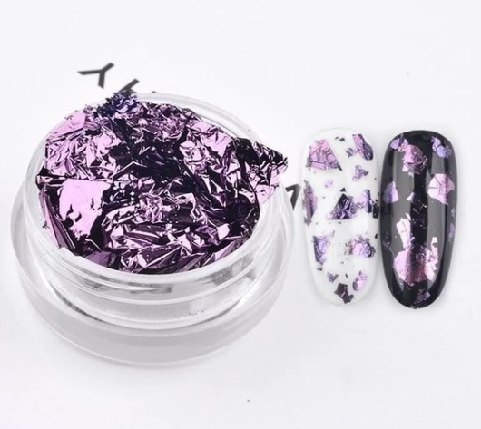 Joyería de Uñas con Lámina Metálica - Fragmentos Decorativos - Image 6
