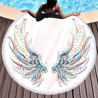 Toalla de Playa Redonda Estampada - Image 2