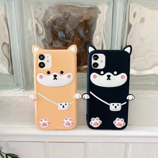 Funda de Silicona para iPhone con Diseño Perro Chai - Image 3