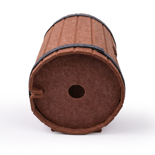 Cama para Mascotas Tipo Barril de Vino con Tablero de Fieltro - Image 4