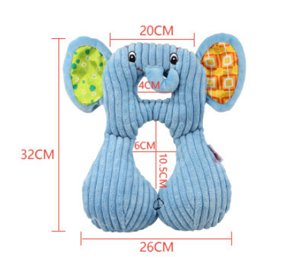 Almohada de Cuello Infantil con Diseño de Animales - Soporte Ergonómico en Forma de U - Image 7