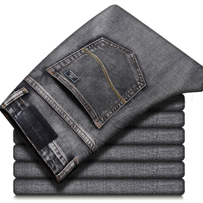 Pantalones vaqueros elásticos para hombre - Image 10