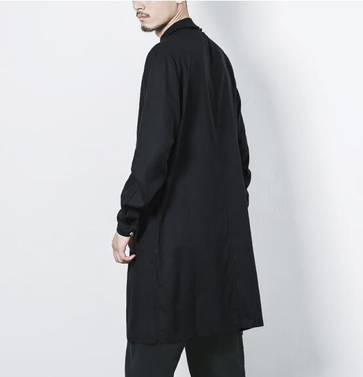 Chaqueta de Botones Lino y Algodón para Hombre - Image 13