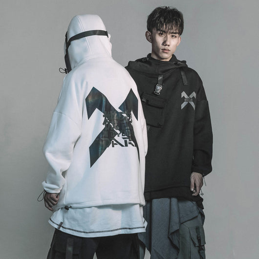 Sudadera Hip Hop Reflectante con Tecnología Láser - Abrigo Funcional