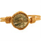 Anillo Twist Cuarzo Verde Natural