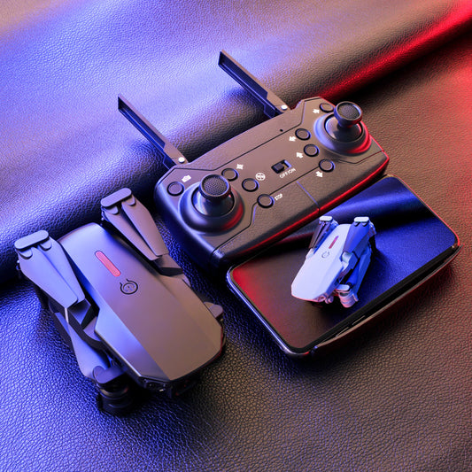 Dron Cuadricóptero Plegable Full HD con Cámara Aérea