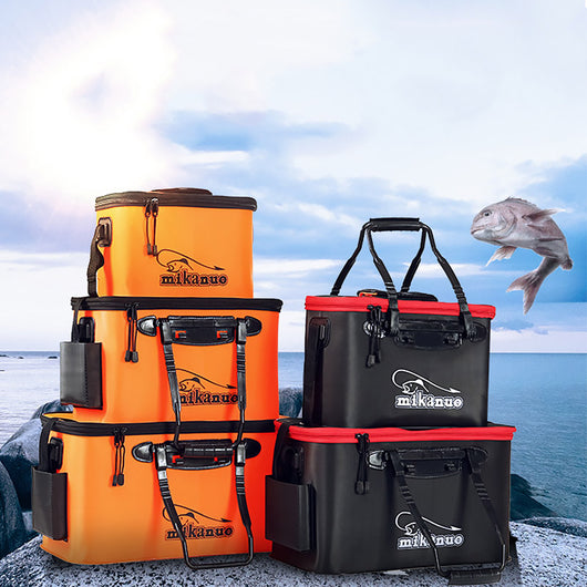Bolsa Portátil para Pesca con Tanque Plegable y Aislamiento Reforzado