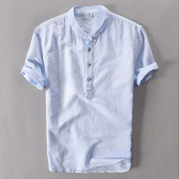 Camisa de Algodón y Lino