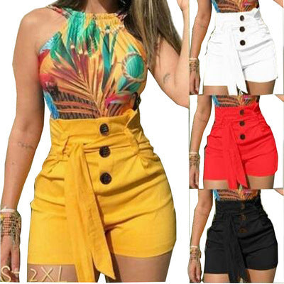 Pantalones Anchos de Encaje con Botones - Casual y Elegante - Image 2