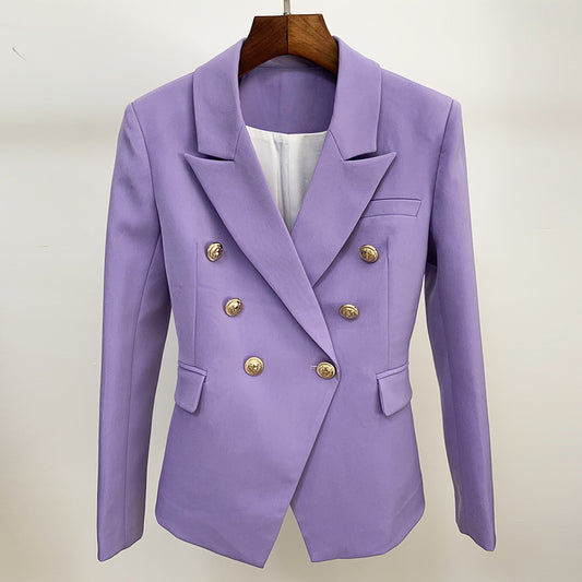 Traje Slim Fit con Botones de Cabeza de León