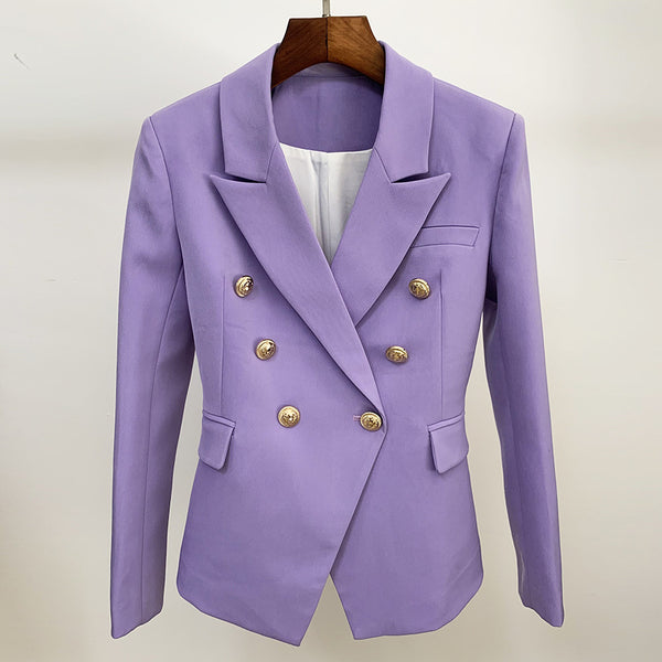 Traje Slim Fit con Botones de Cabeza de León