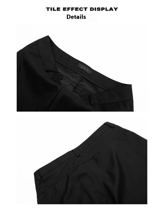 Pantalones Casuales Plisados Retro Americano para Mujer - Image 14