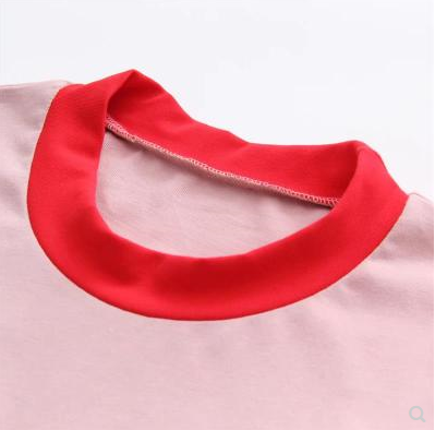Playera Cuello Redondo Manga Corta Bicolor con Detalles en Contraste - Image 7