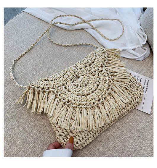 Bolso Tejido a Mano con Solapa Grande - Image 8