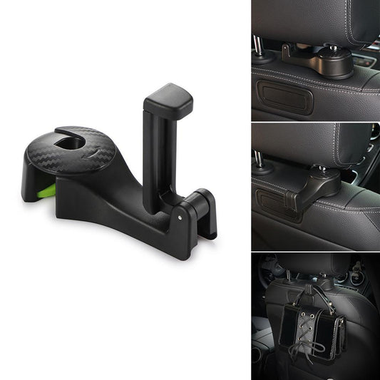 Gancho Organizador para Asiento de Auto con Soporte para Teléfono