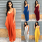 Vestido Largo Casual de Verano Tallas Grandes para Mujer