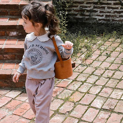 Suéter Infantil con Cuello Desmontable Estilo Dulce - Image 6