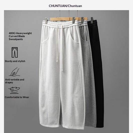 Pantalones Casuales Holgados de Pierna Recta para Hombre - Image 4