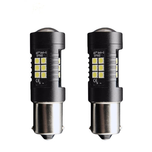 Luz LED de Giro y Reversa 1156/1157 - 21 SMD Ultra Brillante - Image 2