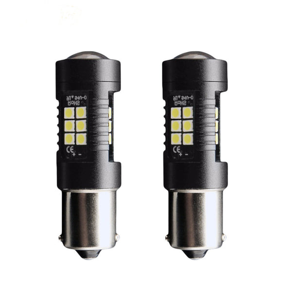 Luz LED de Giro y Reversa 1156/1157 - 21 SMD Ultra Brillante