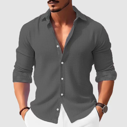 Camisa de Manga Larga Estampada para Hombre - Image 16
