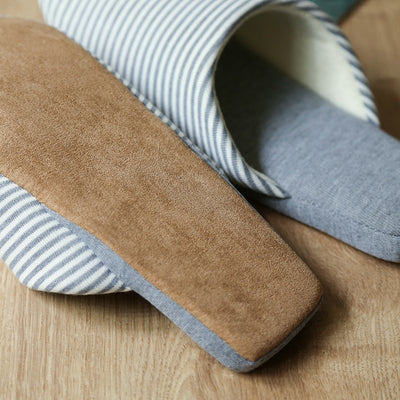 Pantuflas Cómodas a Rayas para Hombre y Mujer - Image 4