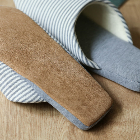 Pantuflas Cómodas a Rayas para Hombre y Mujer - Image 4