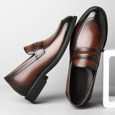 Zapatos de Cuero Premium con Alzada Invisible para Hombre - Elegancia y Confianza - Image 4