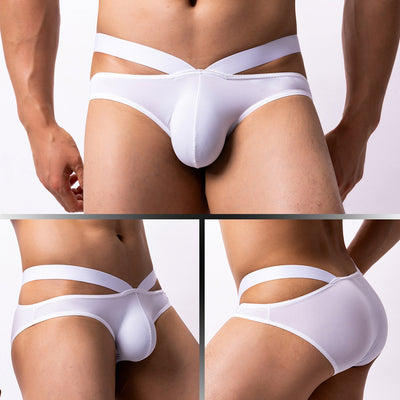 Bóxer Hombre Seda Helada Transpirable Cintura Baja Moderno - Image 4