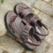 Sandalias Pantuflas Casuales de Cuero Genuino con Suela Antideslizante