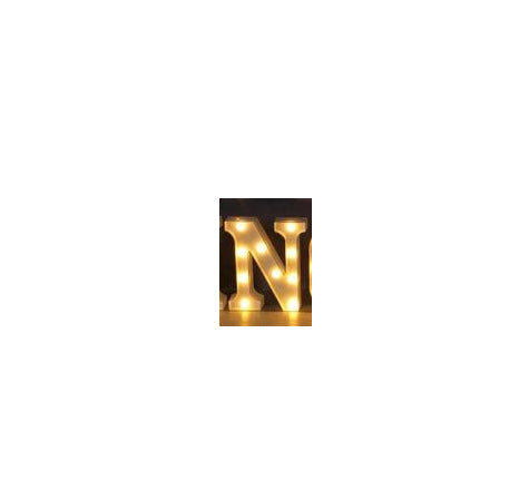 Letras y Números LED Luminosos para Decoración - Lámpara de Batería Romántica - Image 63