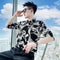 Camisa Estampada para Hombre de Manga Corta Premium Verano