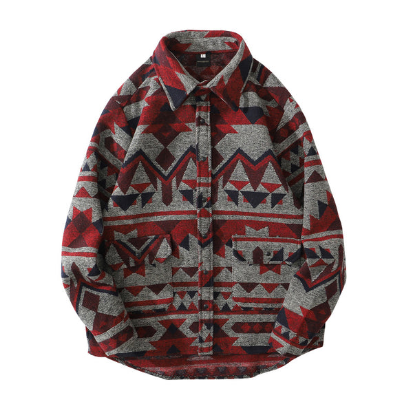 Abrigo Retro de Lana Gruesa Holgado para Hombre - Image 6