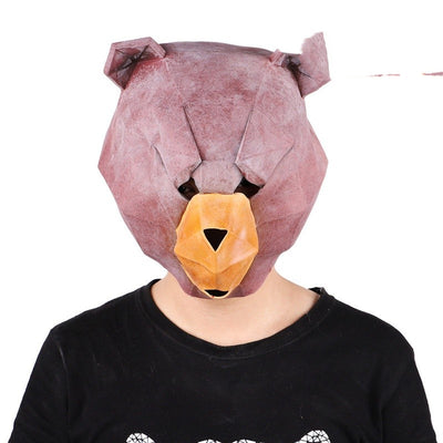 Máscara de Cabeza de Animal Divertida para Actuaciones y Fiestas - Image 16