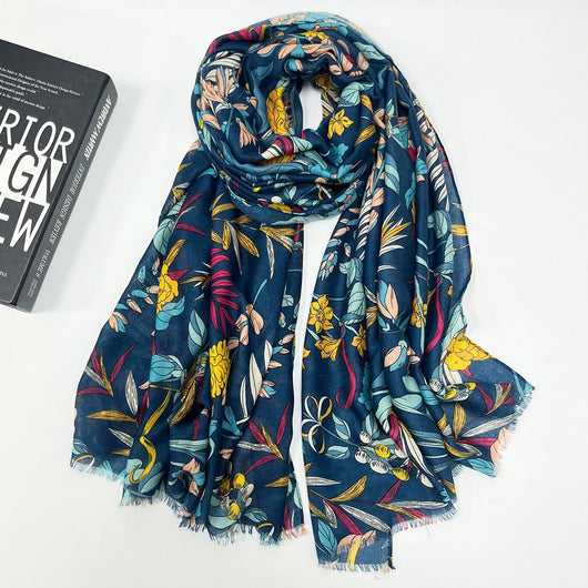 Pashmina Estampada con Borlas para Mujer - Image 3