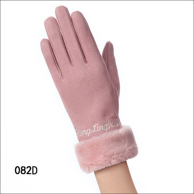 Guantes de Invierno Táctiles Impermeables de Ante - Image 13