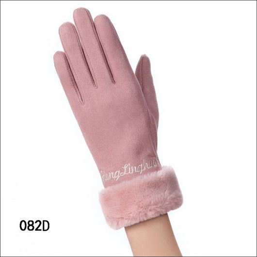 Guantes de Invierno Táctiles Impermeables de Ante - Image 13