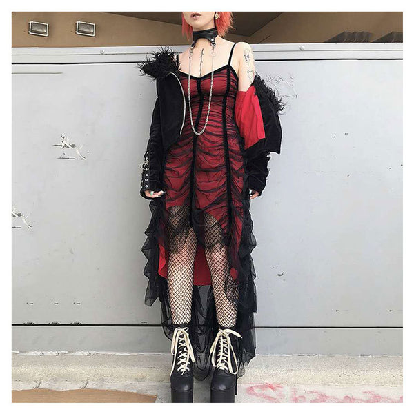 Vestido Plisado Asimétrico con Tirantes - Image 11