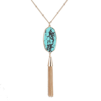 Collar Largo con Borlas de Personalidad - Image 6